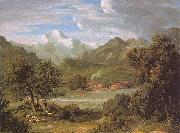Joseph Anton Koch The Lauterbrunnen Valley USA oil painting artist